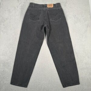 Vtg Levis Jeans Mens 36x30 (Fits 33x30)‎ Black 560 Orange Tab Loose Fit Tapered
